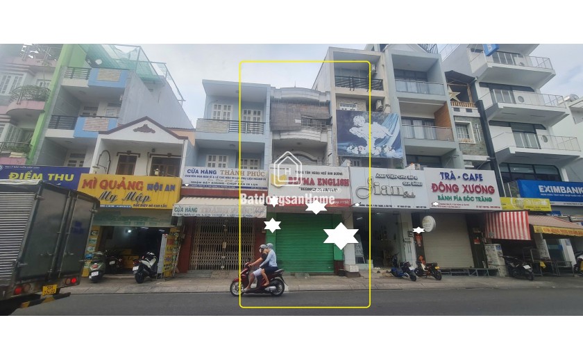 Cho thuê nhà Mặt tiền Trương Vĩnh Ký 76m2, 2Lầu - GẦN NGÃ 4